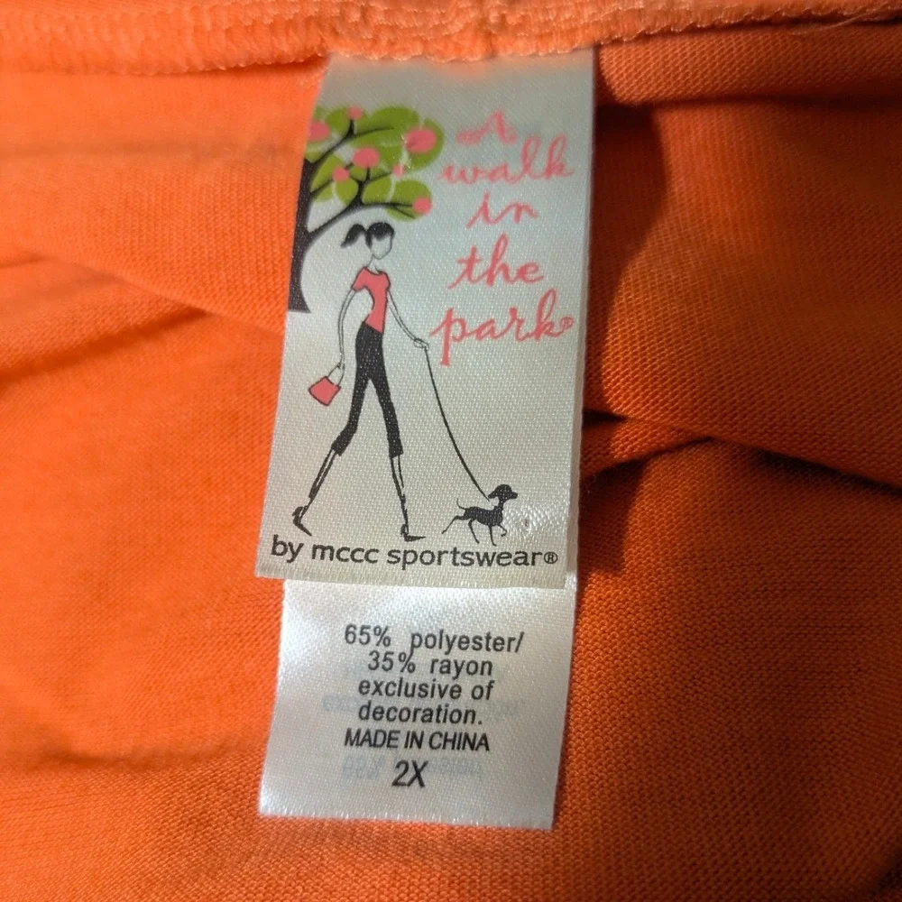A Walk In the Park Womens Open Cardigan Kimono Orange Abstract Butterfly Size 2X